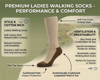 Womens 3 Pack Ultimate Walking Socks
