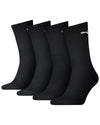 Puma Unisex 4 Pack Regular Crew Socks
