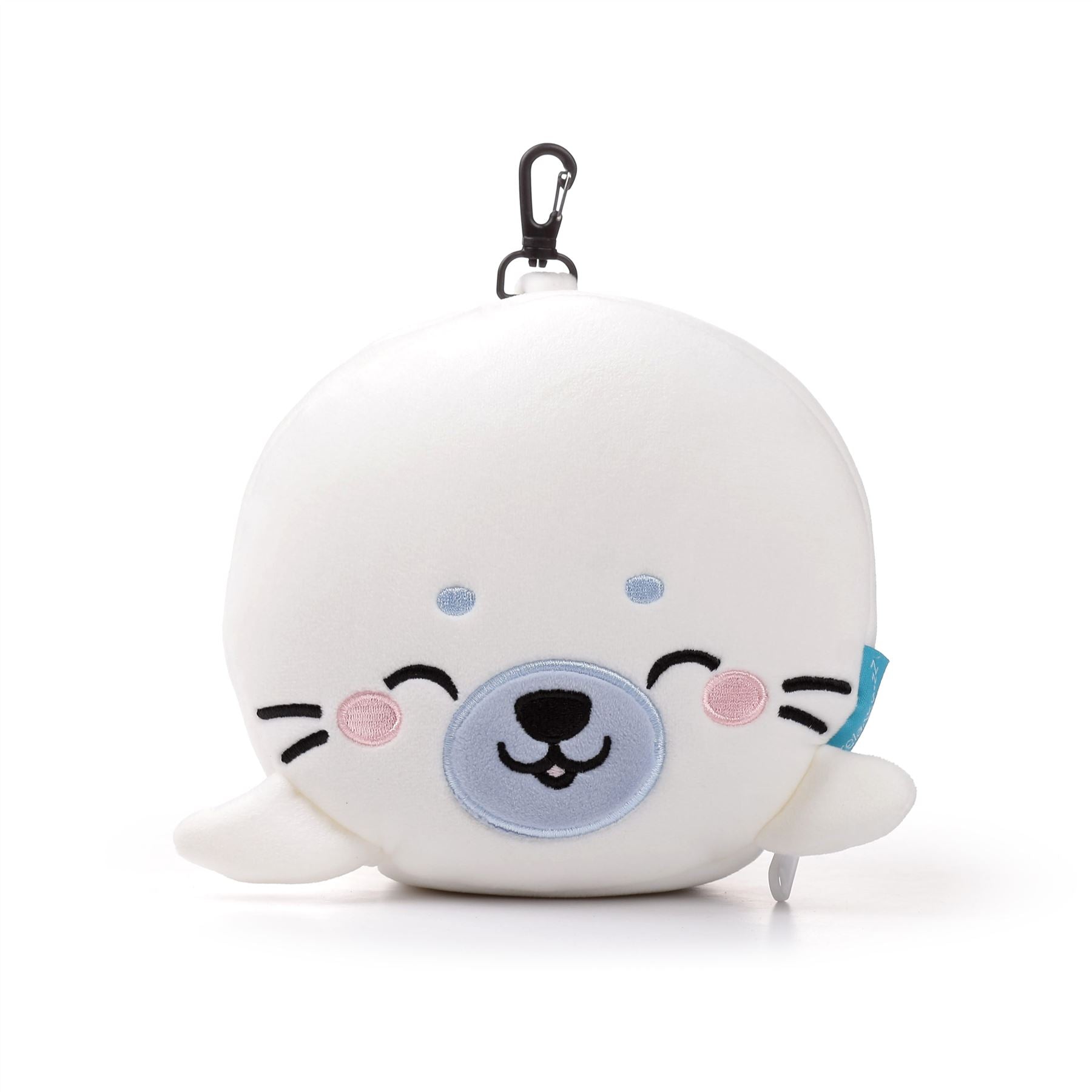 Relaxeazzz Kai the Seal Plush Travel Pillow & Eye Mask