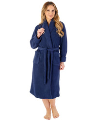 Slenderella Womens Soft Waffle 46" Shawl Collar Wrap