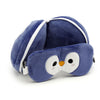 Relaxeazzz Penguin Plush Travel Pillow & Eye Mask