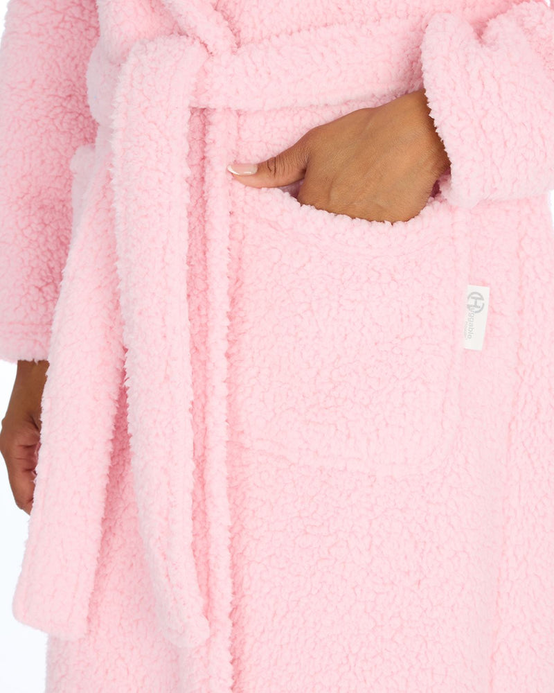 Forever Dreaming Womens Borg Dressing Gown