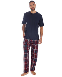 Cargo Bay Mens Short Sleeve Check Pyjamas