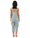 Indigo Sky Womens Lemon Fruit Cropped Pyjamas