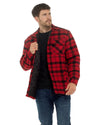 Storm Ridge Mens Quilt Lined Check Jacket