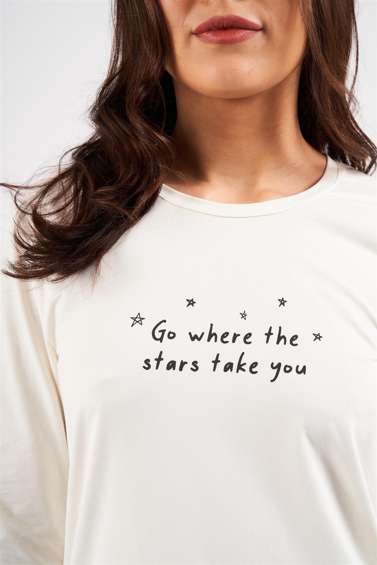 Loungeable Womens Star Long Pyjamas