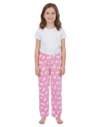 Girls All Over Print Fleece Lounge Pants