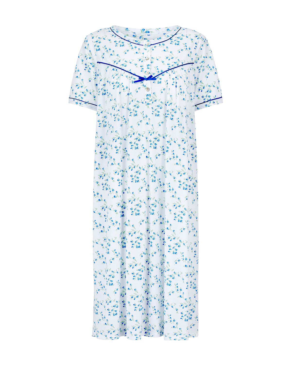 La Marquise Womens 'Moonlit Tulip' 43" & 50" Short Sleeve Nightie