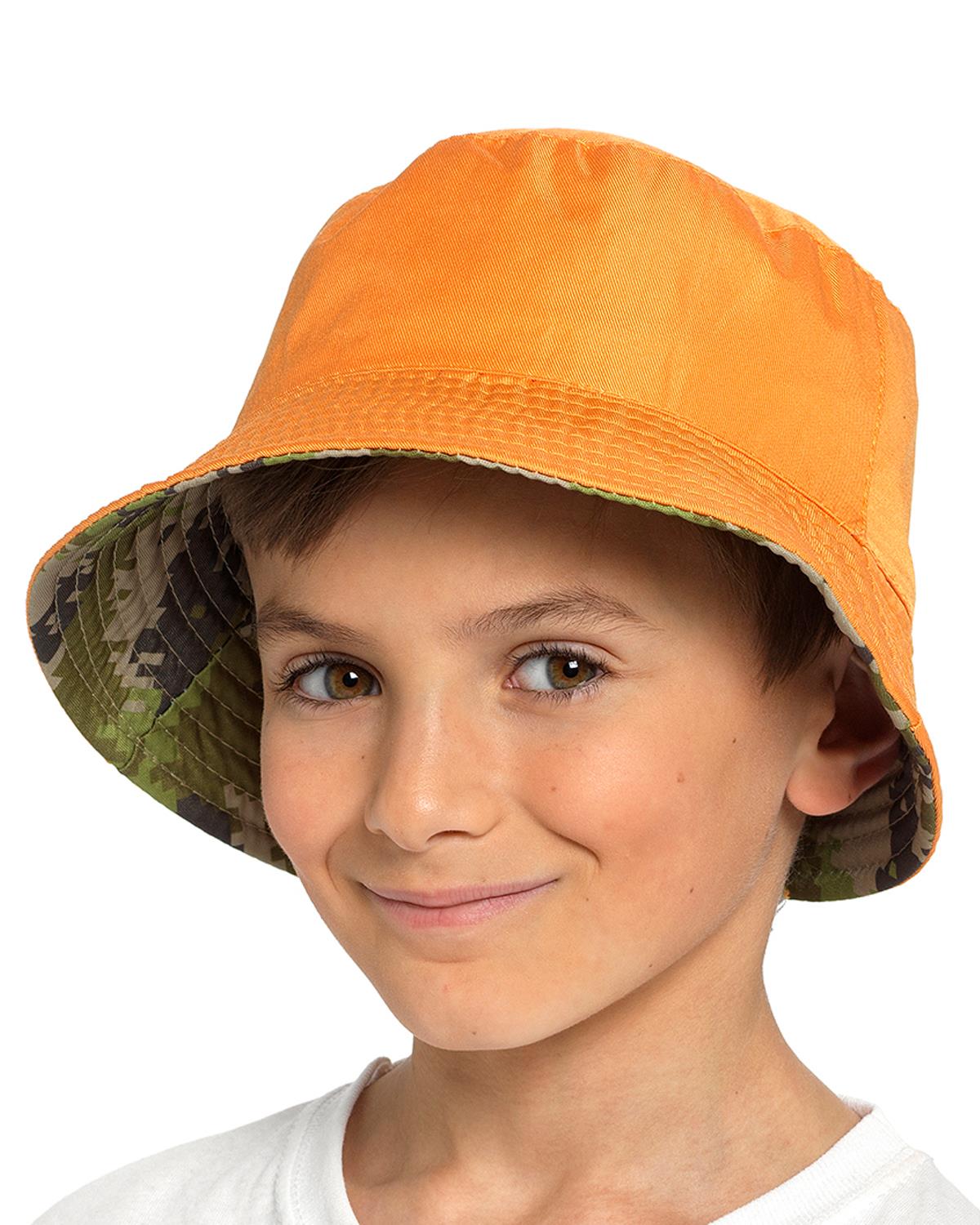 Kids Reversible Printed Bucket Hat