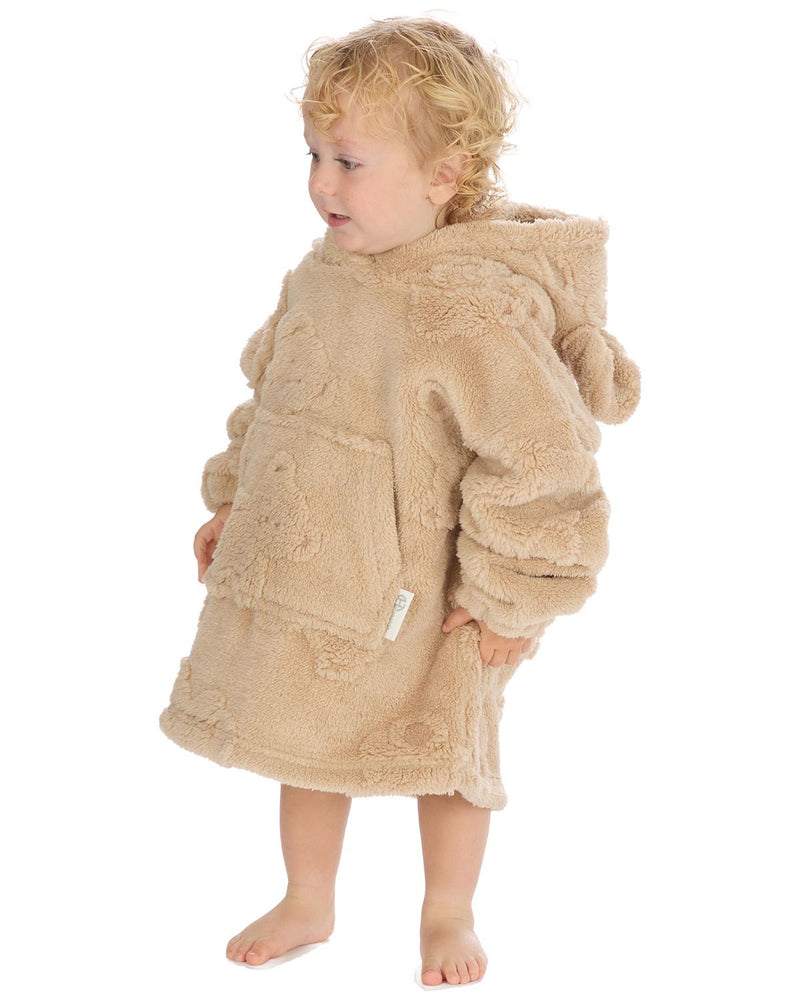 Huggable Kids Teddy Plush Fleece Hoodie