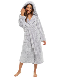 Womens Snowtip Fleece Dressing Gown
