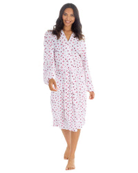 Cottonique Womens Cotton Floral Kimono Wrap