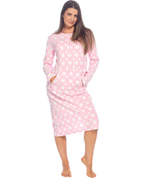 Wolfe and Harte Womens Polar Fleece Nightdress
