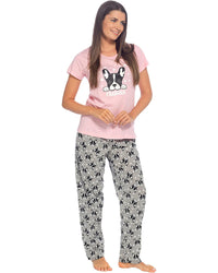 Follow That Dream Womens Soft Jersey Short Sleeve Pyjamas