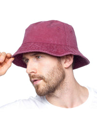 Adults Stonewash Bucket Hat
