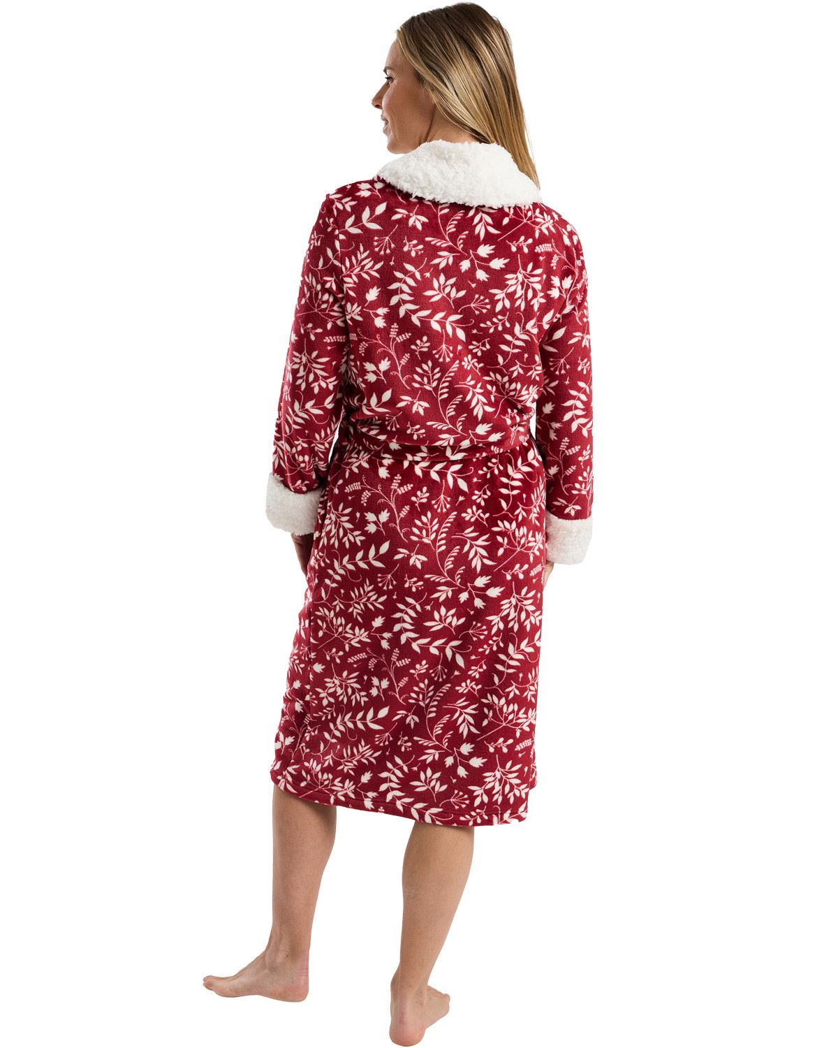 Marlon Womens Claudette Shawl Collar Robe