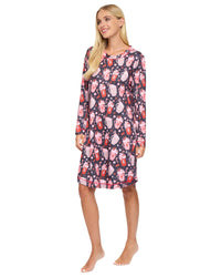 La Marquise Womens 'Cosy Wonders' Long Sleeve Nightie