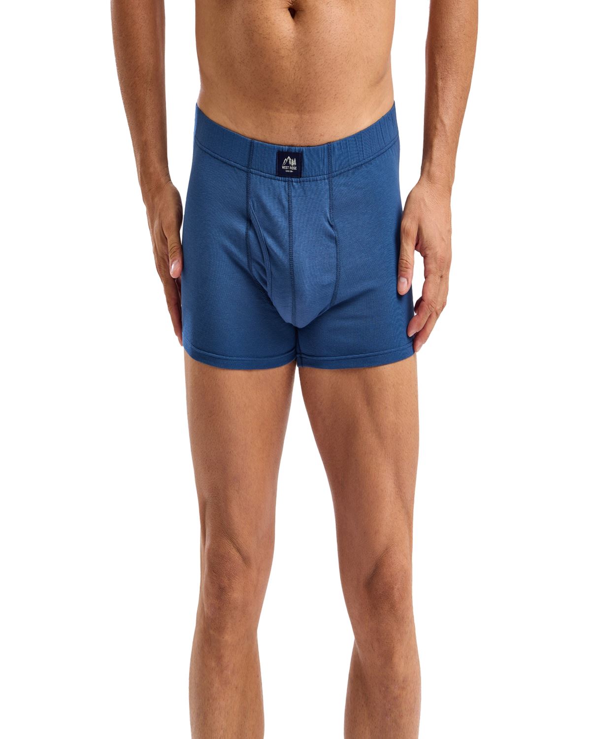 West Ridge Mens 3 Pack Cotton Rich Trunks