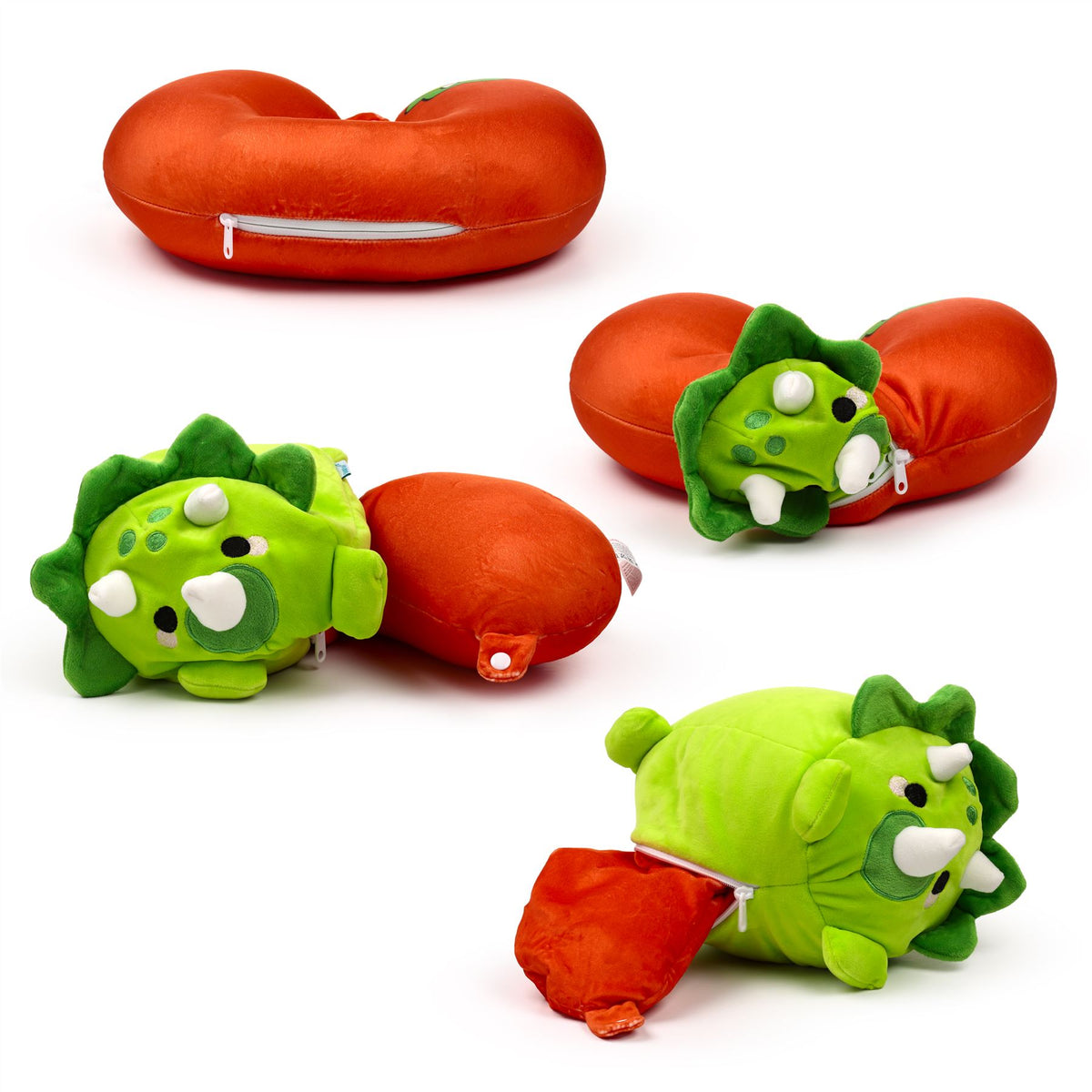Swapseazzz Dinosaur 2-in-1 Plush Travel Pillow & Toy