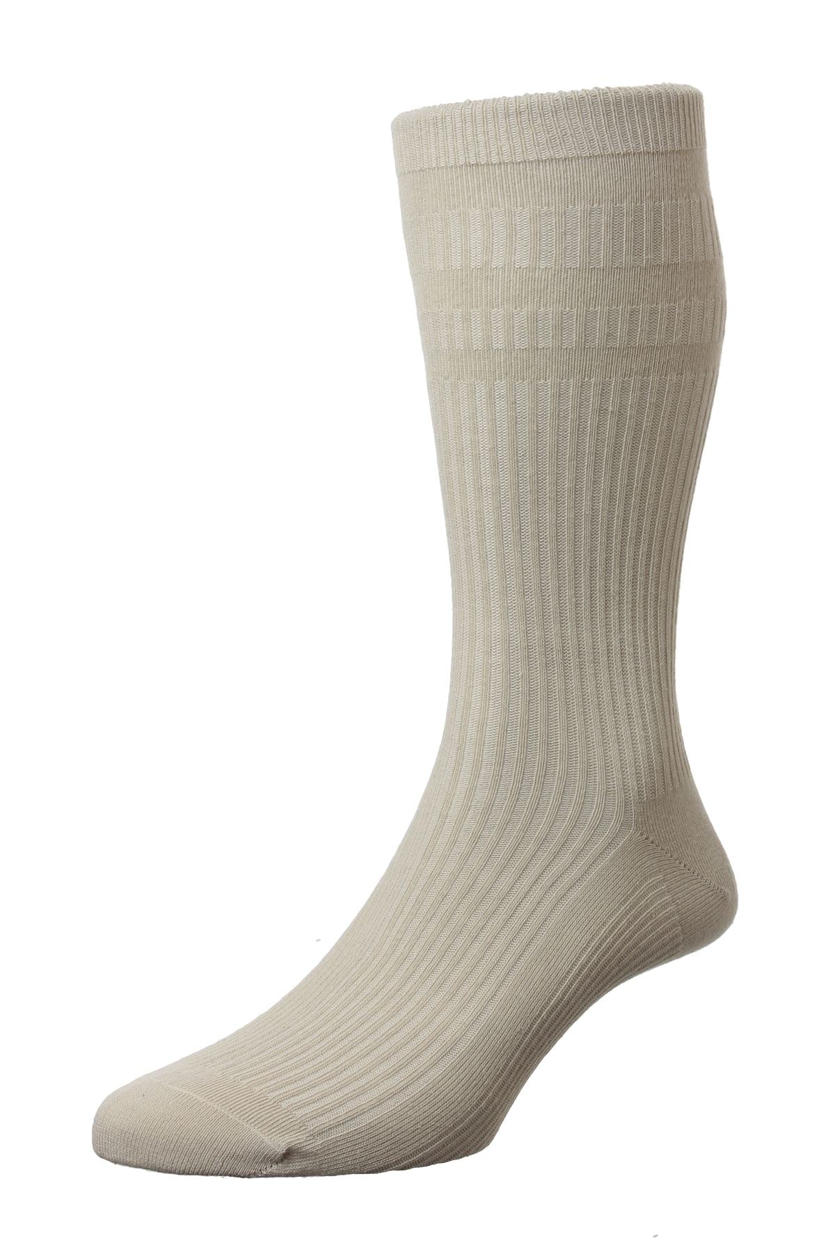 HJ Hall Mens Cotton Extra-Wide Softop Socks - 1 Pair