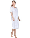 La Marquise Womens 'Rose Print' Short Sleeve Nightie