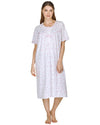 La Marquise Womens 'Rose Print' Short Sleeve Nightie