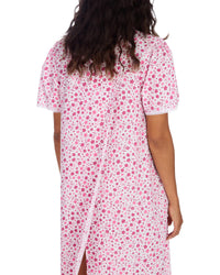 Countess Christie Womens Open Back Woven Poplin Nightie