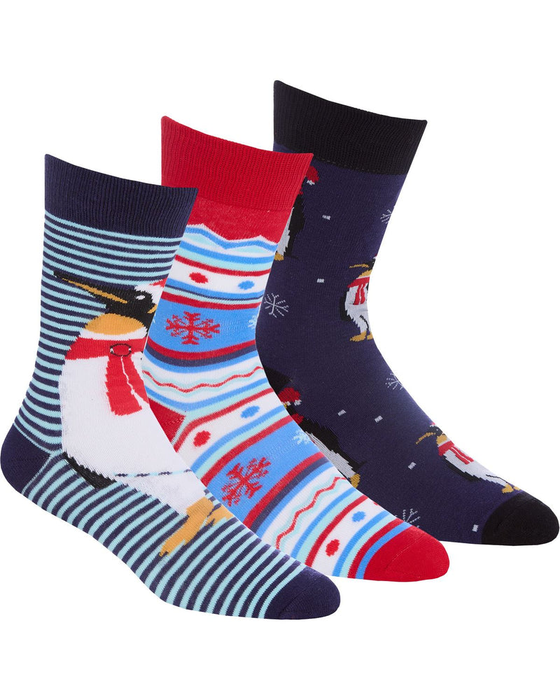 6 Pack Family Christmas Socks