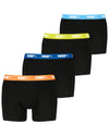 Puma Mens 4 Pack Everyday Cotton Stretch Boxers with Logo Waist Band