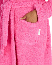 Forever Dreaming Womens Borg Dressing Gown