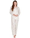 La Marquise Womens 'Florentine' Cuddleknit Long Sleeve Pyjamas