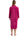 Marlon Womens Coral Fleece Zipper Robe