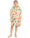 Huggable Unisex Christmas Print Oversized Hoodie