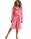 Indigo Sky Womens Fleece Hooded Robe
