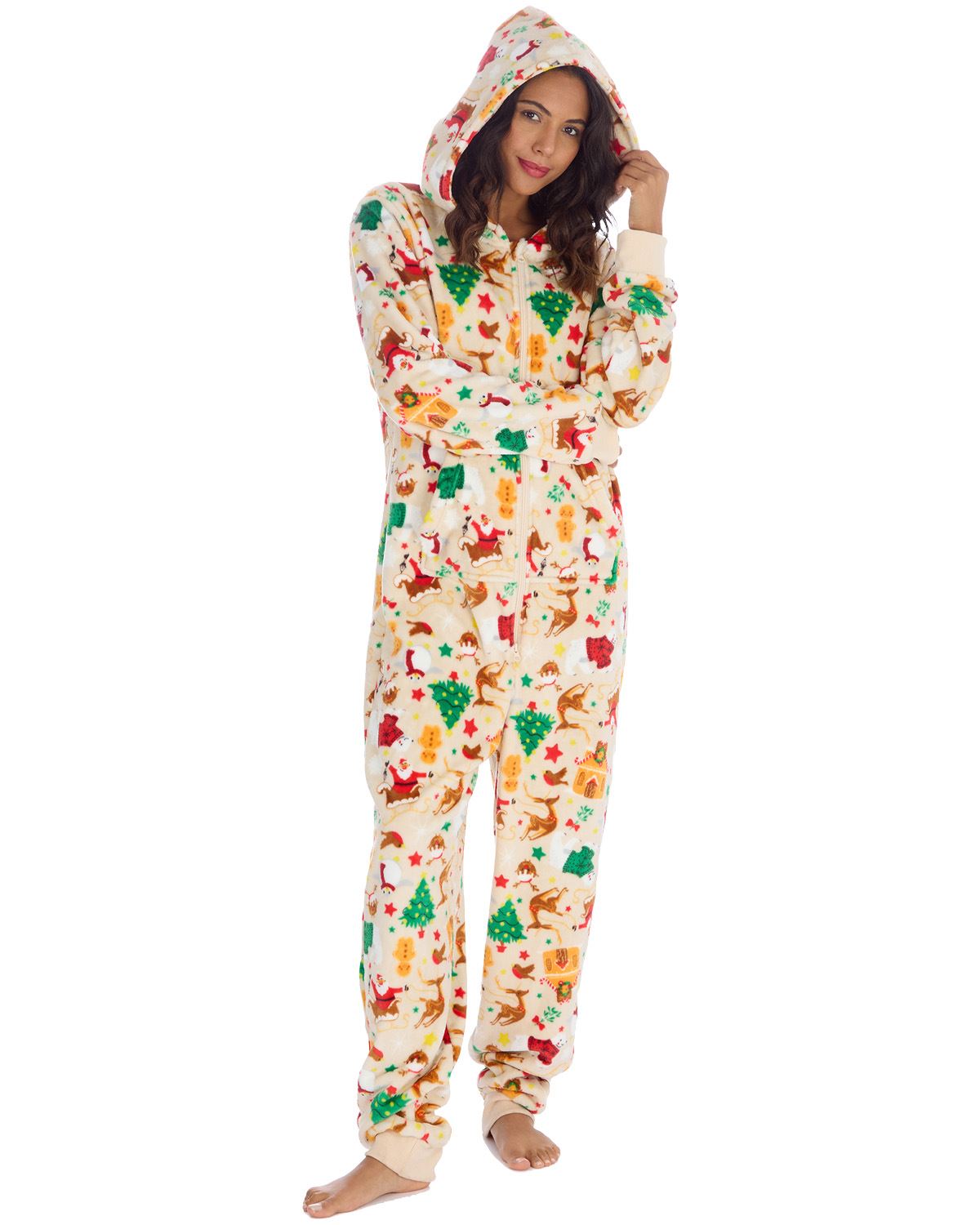 Huggable Matching Family Fleece Christmas Onesies