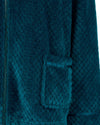 Undercover Womens Waffle Fleece Zip Bed Jacket
