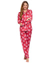 La Marquise Womens 'Cosy Wonders' Button Pyjamas