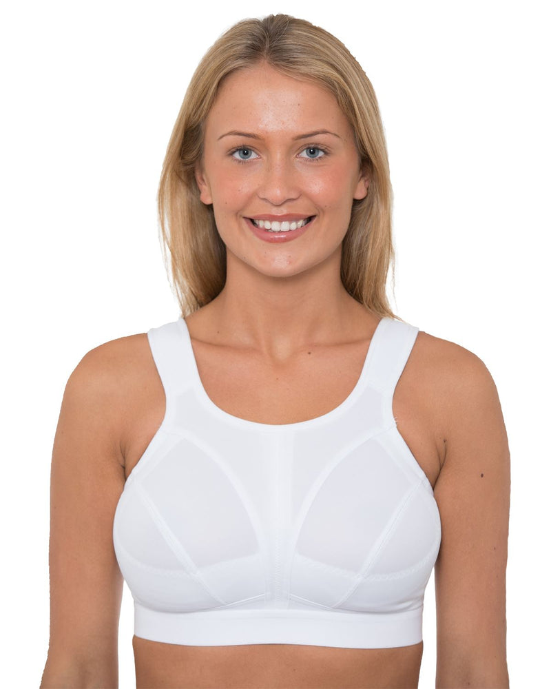 Gemm Womens Sports Bra (with Extender) - White