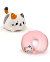 Swapseazzz Cat 2-in-1 Plush Travel Pillow & Toy