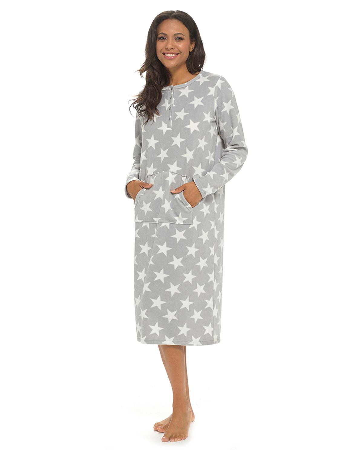 Wolfe and Harte Womens Polar Fleece Nightdress