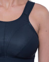 Gemm Womens Sports Bra (with Extender) - Black