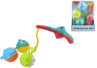 Kids Bath Toys - Stickers and Fishing Rod Set