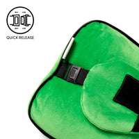 Relaxeazzz Minecraft Creeper Plush Travel Pillow & Eye Mask