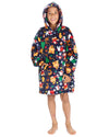 Huggable Unisex Christmas Print Oversized Hoodie