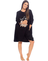 Slumber Party Womens Oversized Sleep T-Shirt