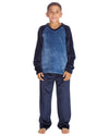 Cargo Bay Boys Polished Fleece Plain Pyjamas
