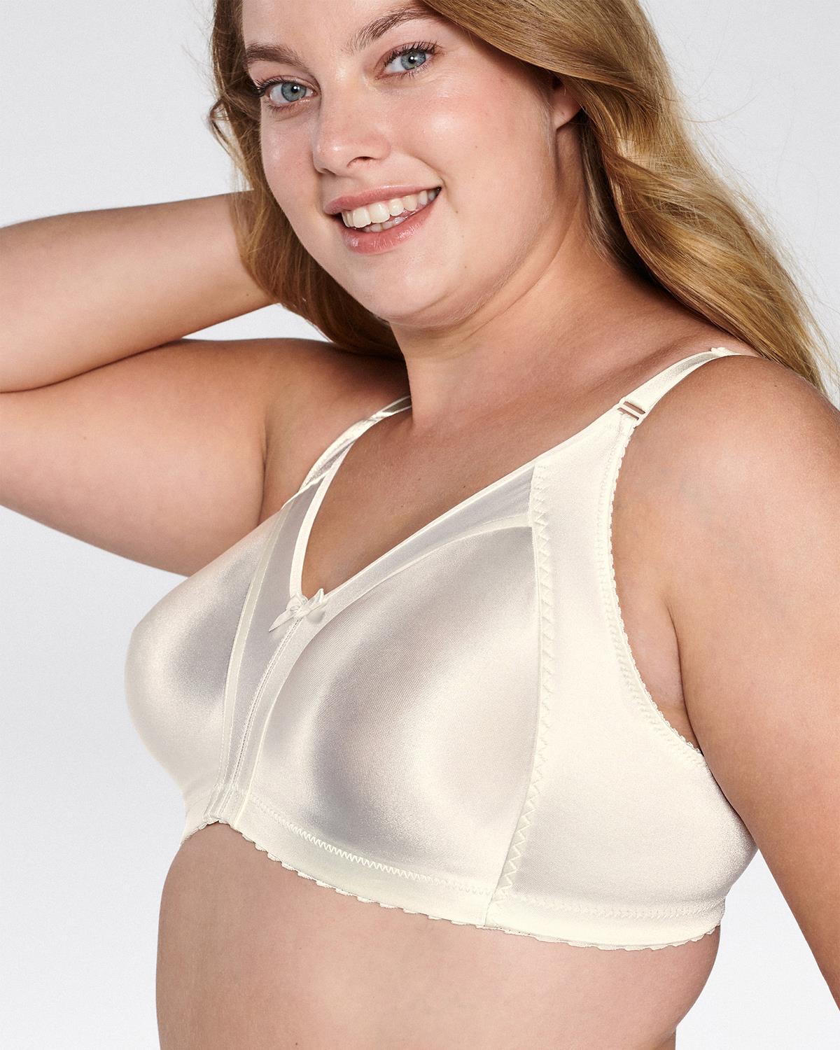 Naturana Womens Minimiser Soft Cup Bra - Ivory