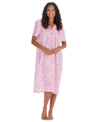 Countess Christie Womens Open Back Woven Poplin Nightie