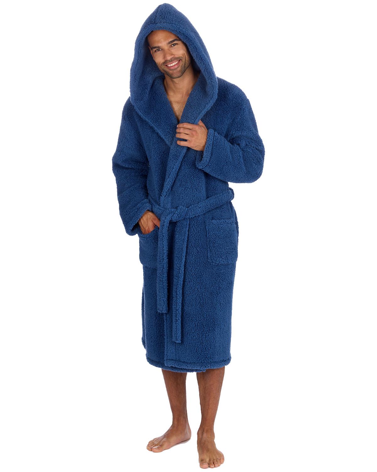 Cargo Bay Mens Borg Fleece Dressing Gown Slumber Hut Cargo Bay Mens Borg Fleece Dressing Gown Slumber Hut