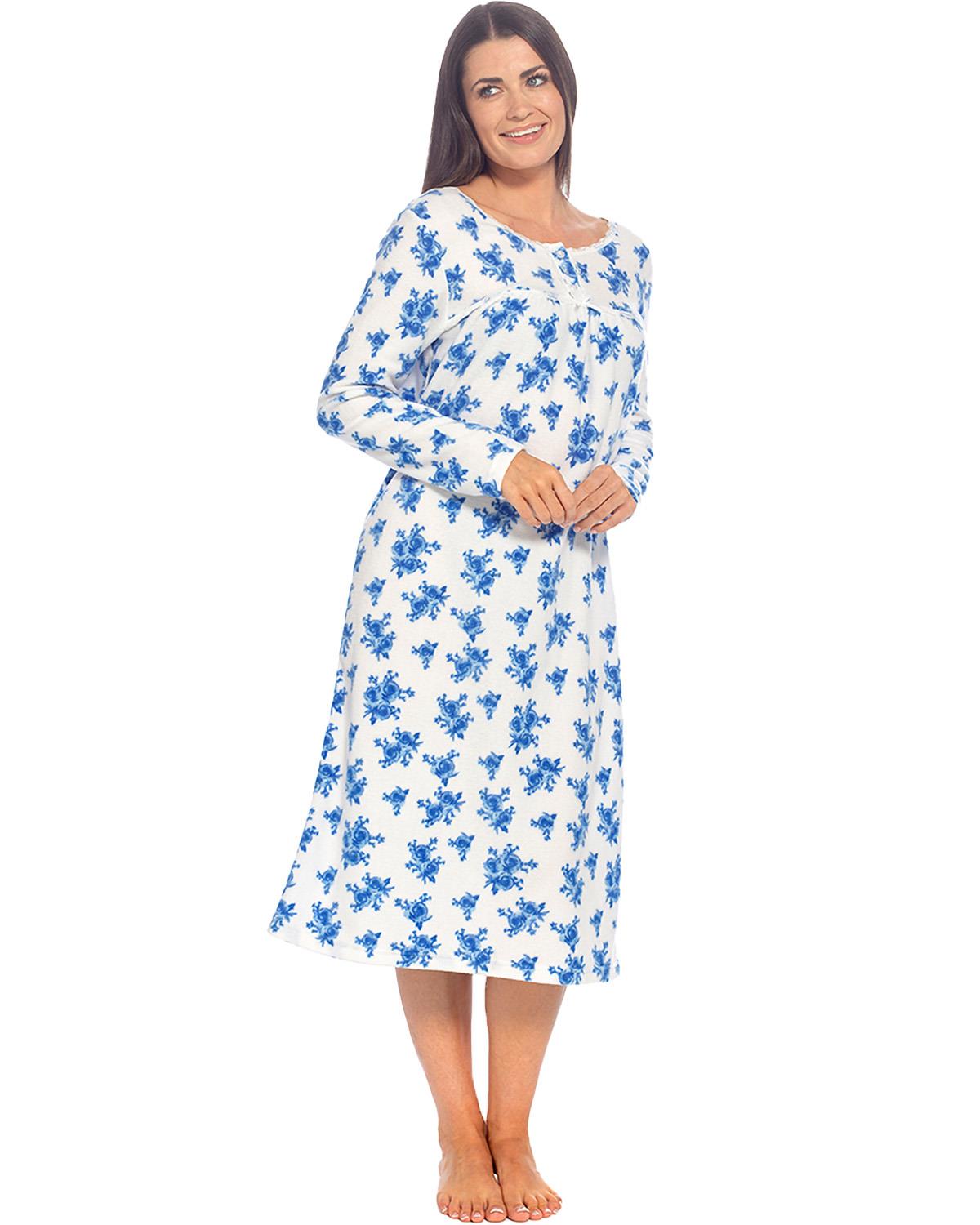 Wolfe and Harte Womens Polar Fleece Nightdress
